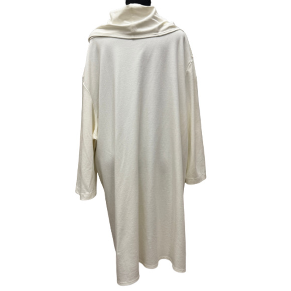 Bryn Walker Lavinia Knit Jersey Cowl Neck 3/4 Sleeve Crossover Hem Tunic Size 3X - Picture 12 of 12